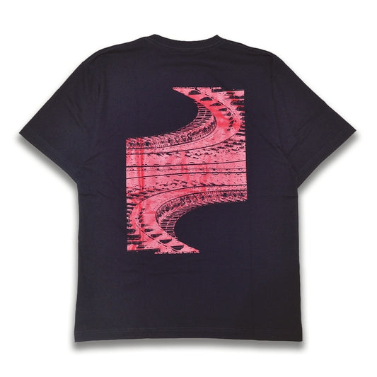 Stadium Tee Design by cognomen navy/red