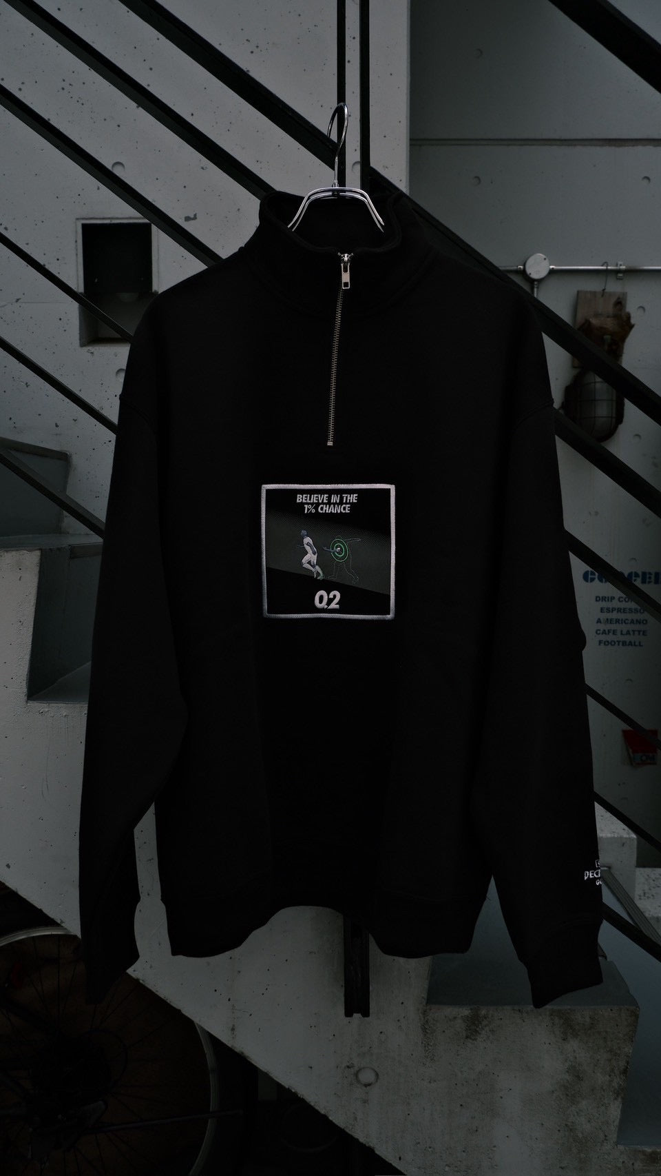 Q2 "1%" Half Zip Sweat