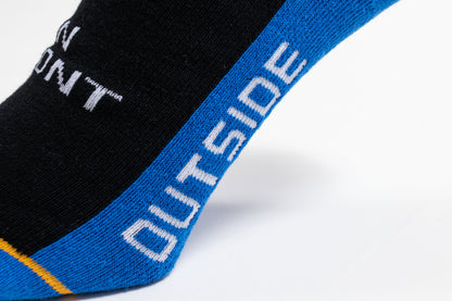 GRAPHICSOCKS BLACK×BLUE 22-25㎝