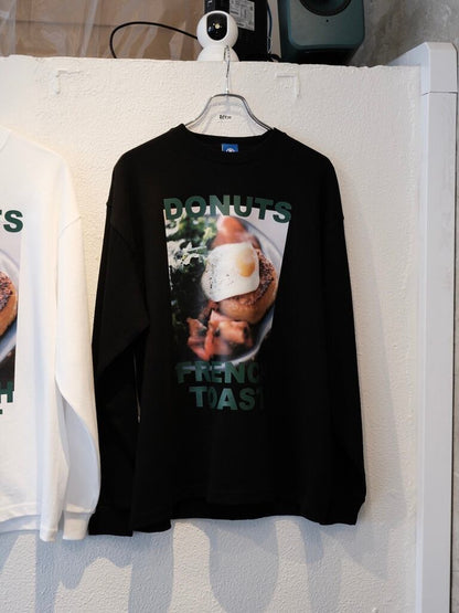 DONUT FRENCH TOAST Tシャツ BLACK