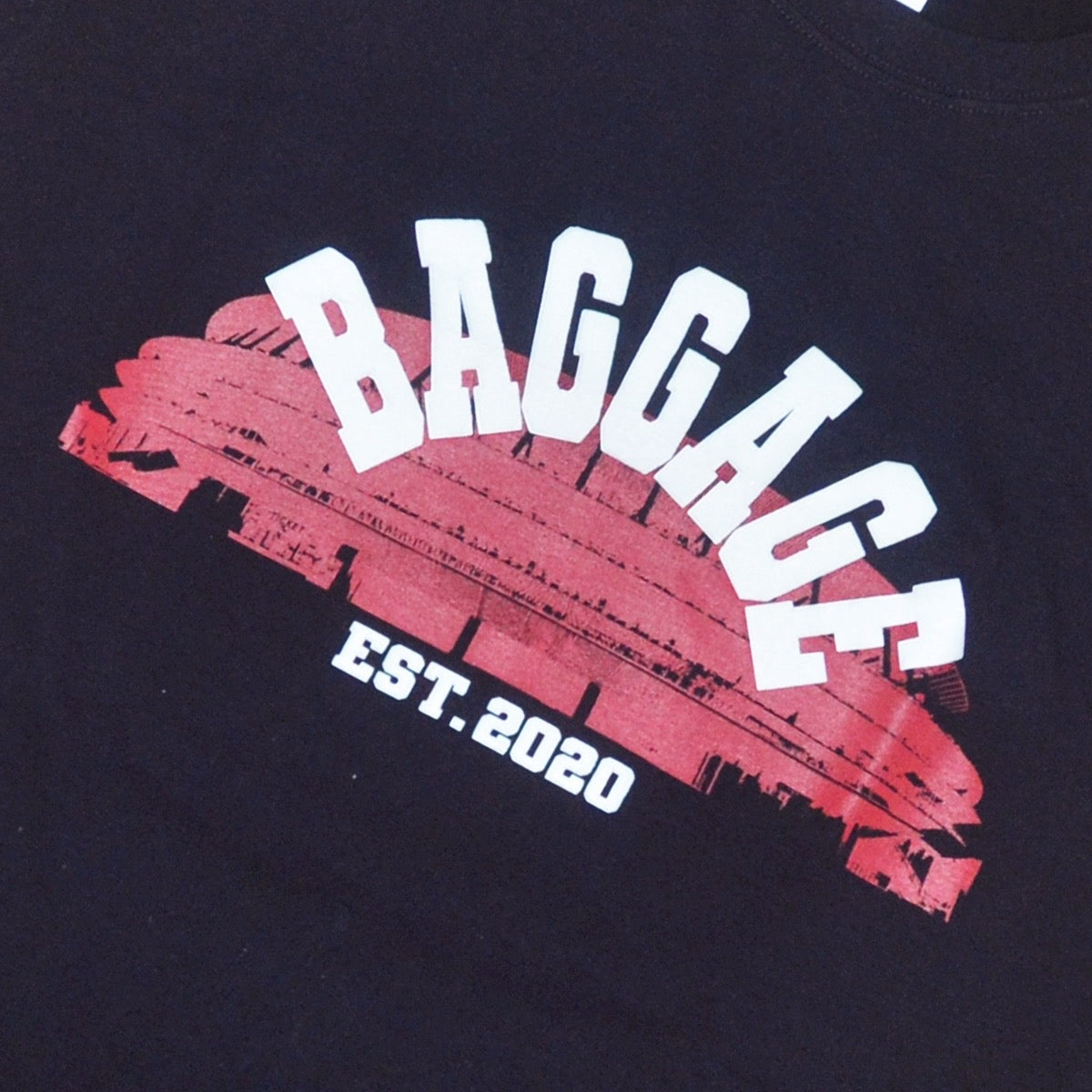 Stadium Tee Design by cognomen navy/red