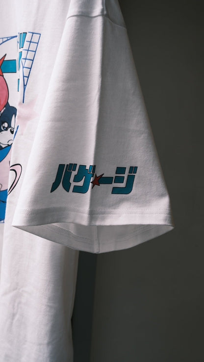 火曜び　バゲージTシャツ　WHITE