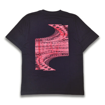 Stadium Tee Design by cognomen navy/red