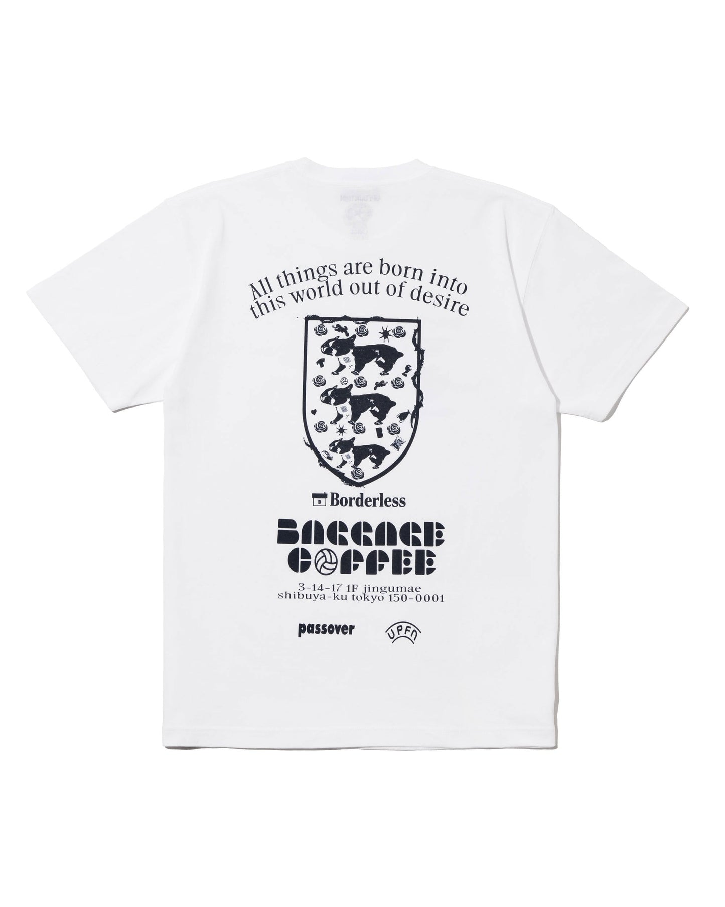 BAGGAGE×upfn×passover コラボTシャツ