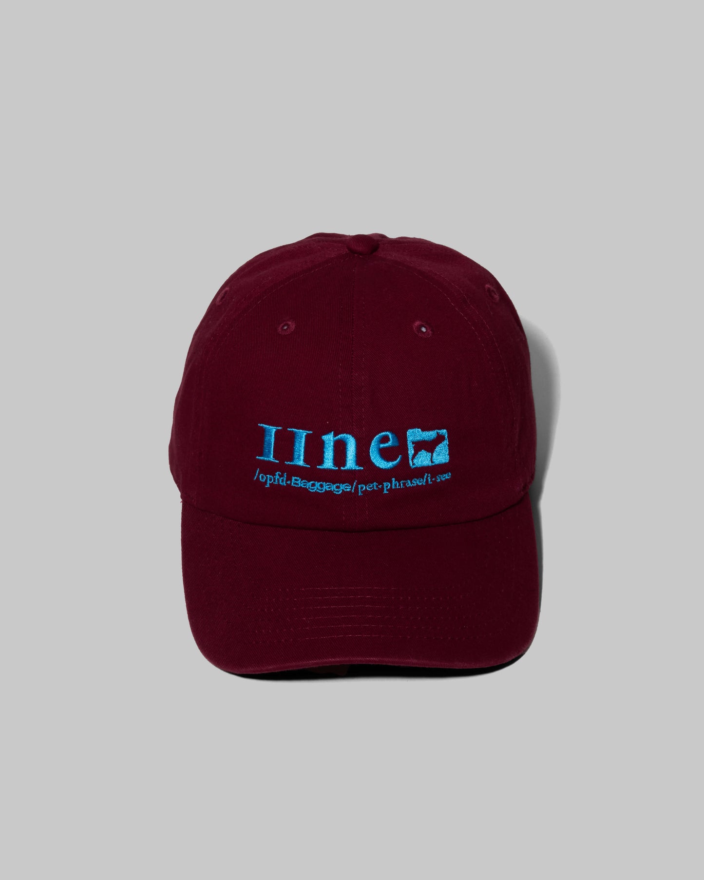 baggage&Port × Open Folders IIne cap Bordeaux