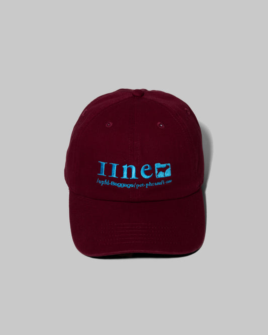 baggage&Port × Open Folders IIne cap Bordeaux