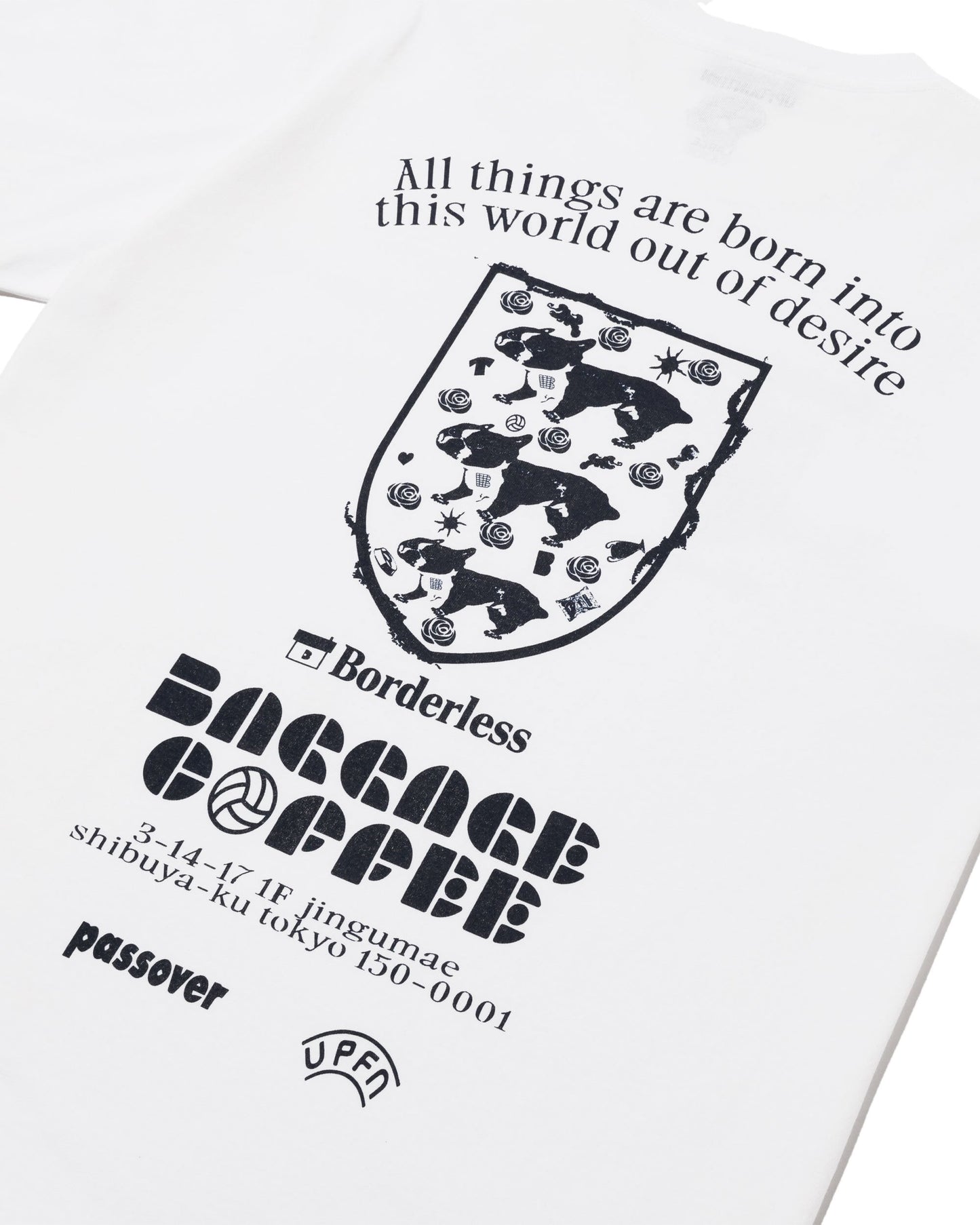 BAGGAGE×upfn×passover コラボTシャツ