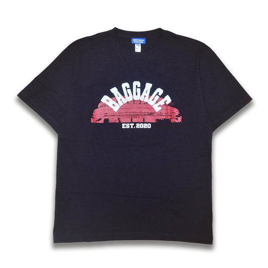 Stadium Tee Design by cognomen navy/red