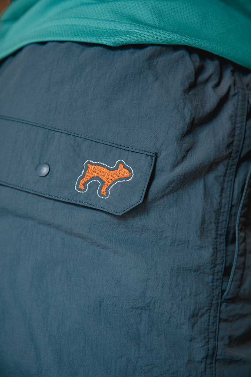 Reflector shorts gray