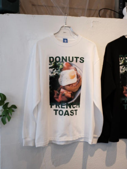 DONUT FRENCH TOAST Tシャツ BLACK