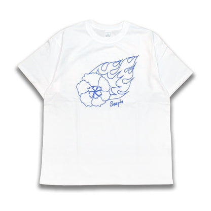 BAGGAGE×VET Graphic Tee Design Kaito Chida white