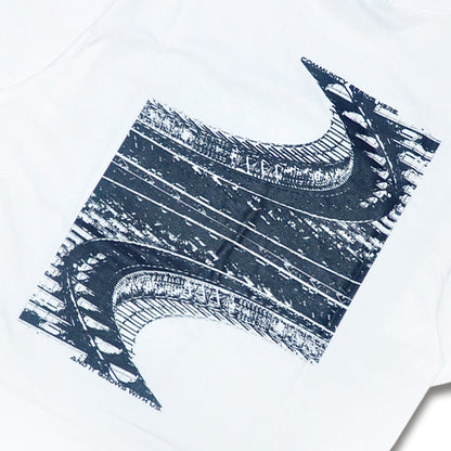 Stadium Tee Design by cognomen white/blue