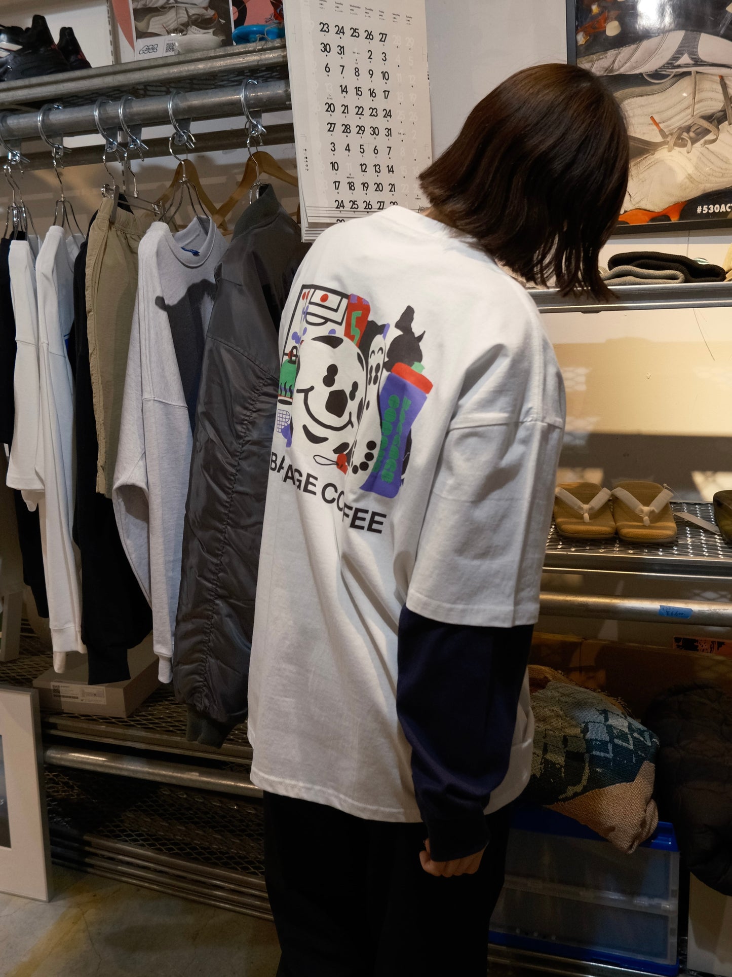 BAGGAGE × FRUIT OF THE LOOM× 松原光 TEE