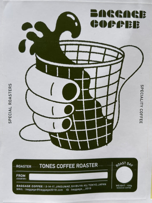 BAGGAGE COFFEE BEANS 浅煎り