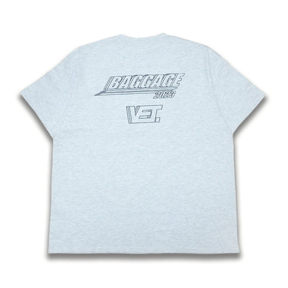 BAGGAGE×VET Graphic Tee Design Kaito Chida gray