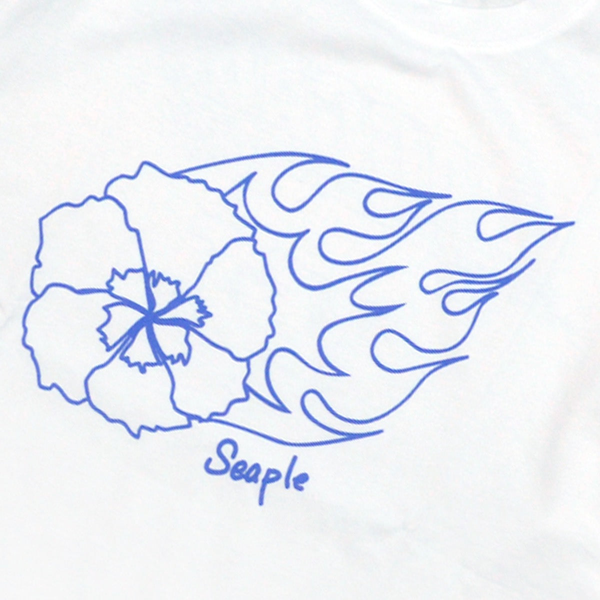 BAGGAGE×VET Graphic Tee Design Kaito Chida white