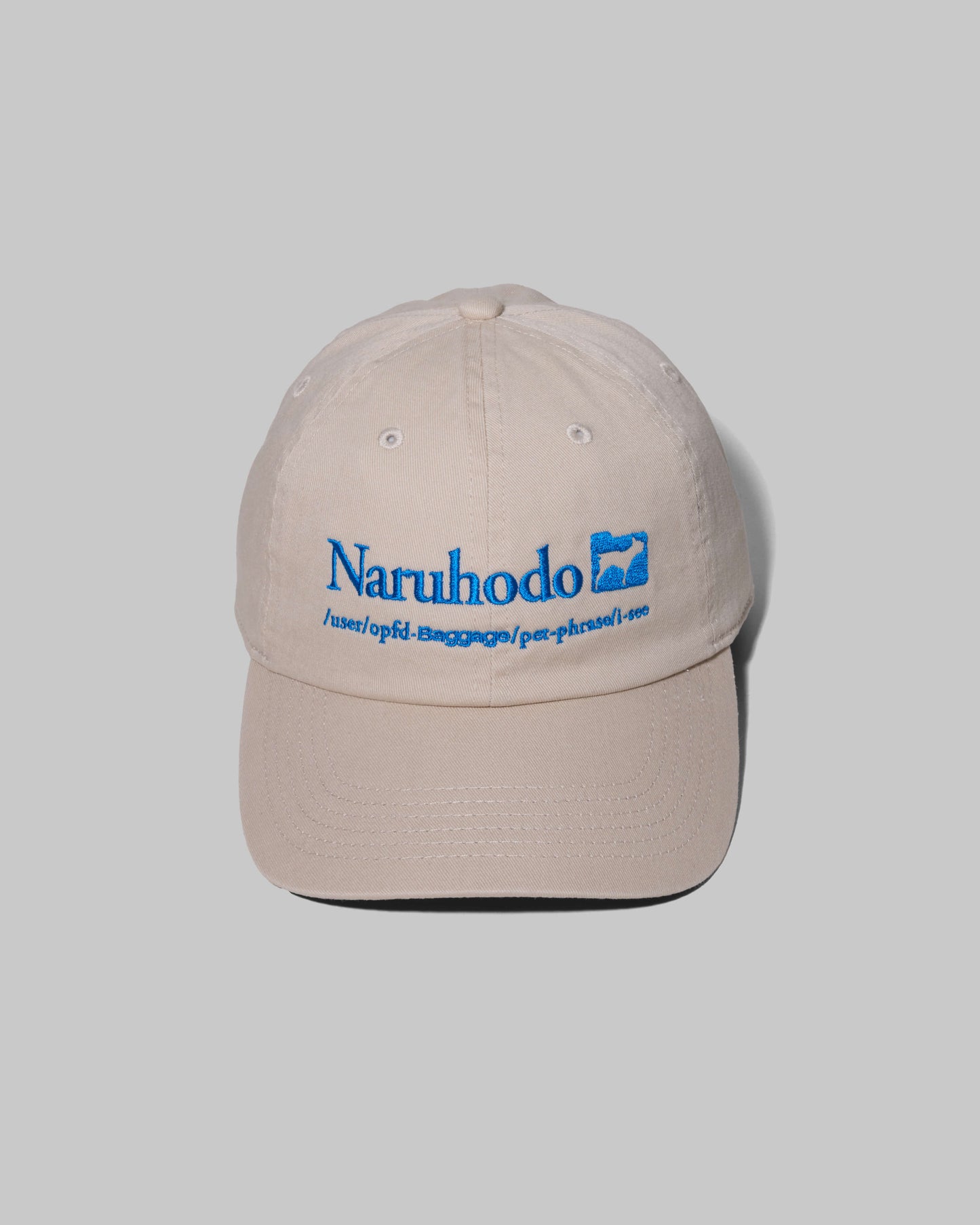 baggage&Port × Open Folders Naruhodo cap beige