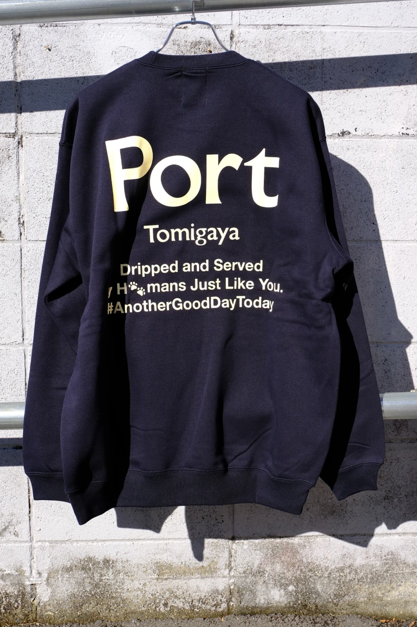 Port × Allenwood コラボスウェット navy