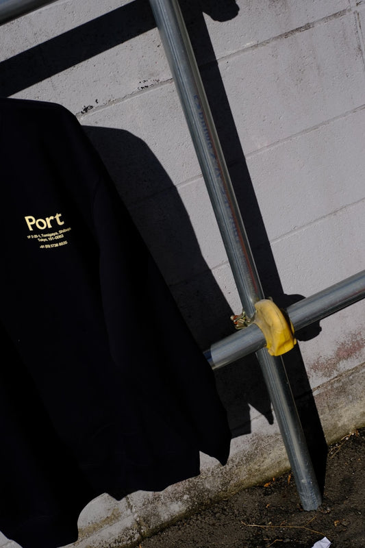 Port × Allenwood コラボスウェット navy