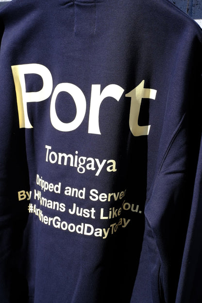 Port × Allenwood コラボスウェット navy