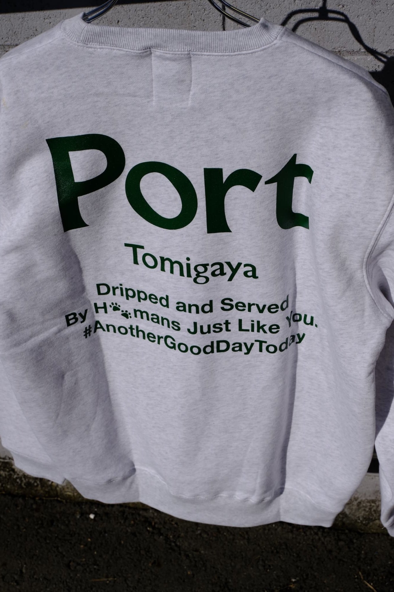 Port × Allenwood コラボスウェット gray