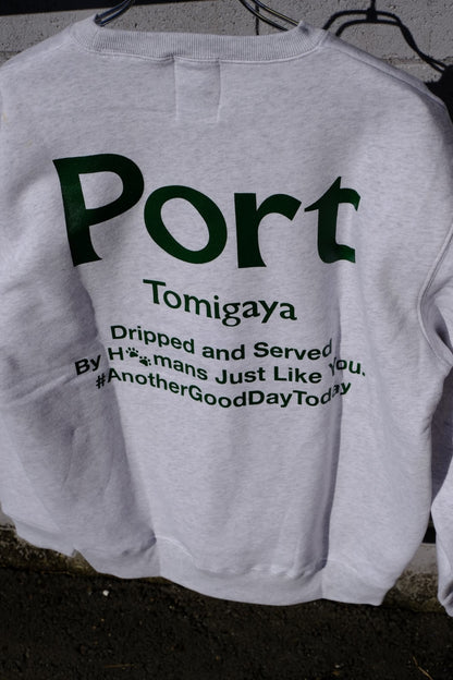 Port × Allenwood コラボスウェット gray