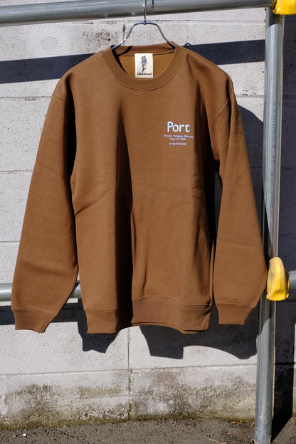 Port × Allenwood コラボスウェット brown