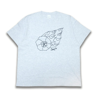BAGGAGE×VET Graphic Tee Design Kaito Chida gray