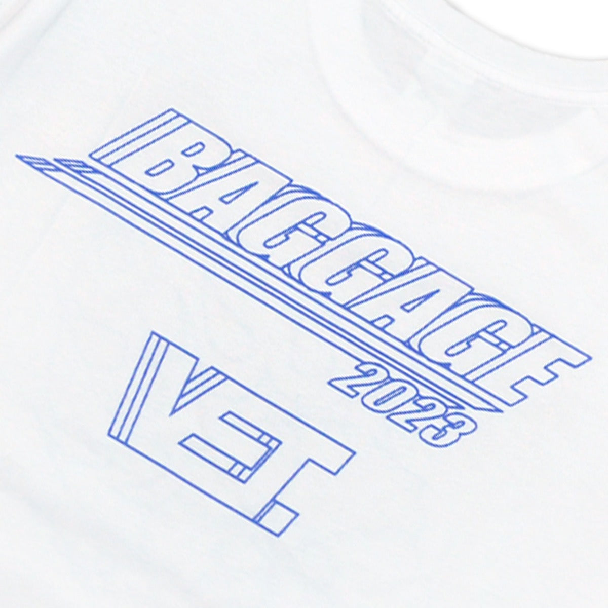 BAGGAGE×VET Graphic Tee Design Kaito Chida white