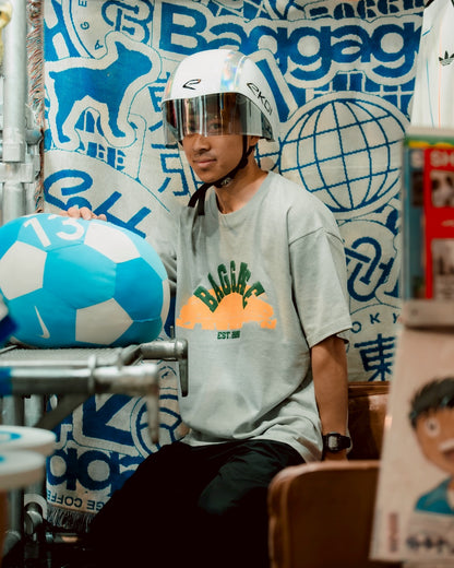 Stadium Tee Design by cognomen grey/green