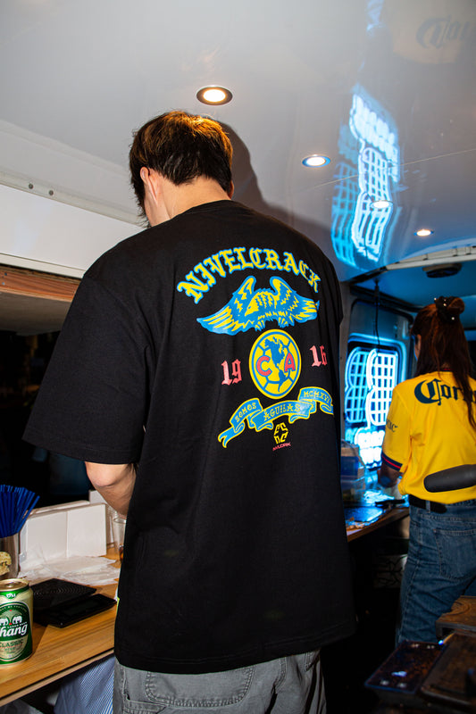 NIVELCRACK X CLUB AMÉRICA - TEE BLACK