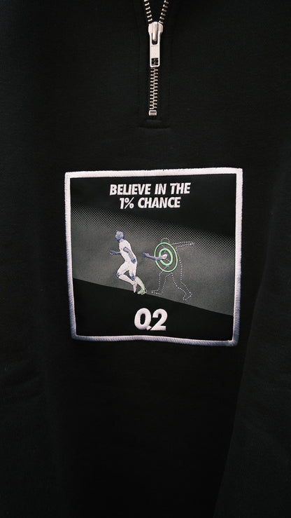 Q2 "1%" Half Zip Sweat