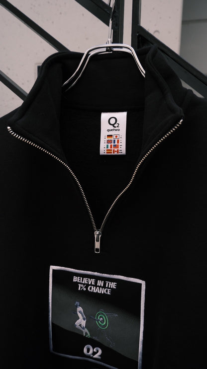 Q2 "1%" Half Zip Sweat