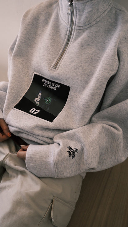 Q2 "1%" Half Zip Sweat