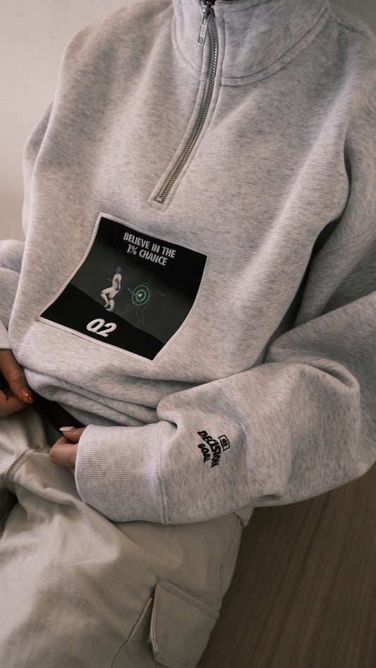 Q2 "1%" Half Zip Sweat