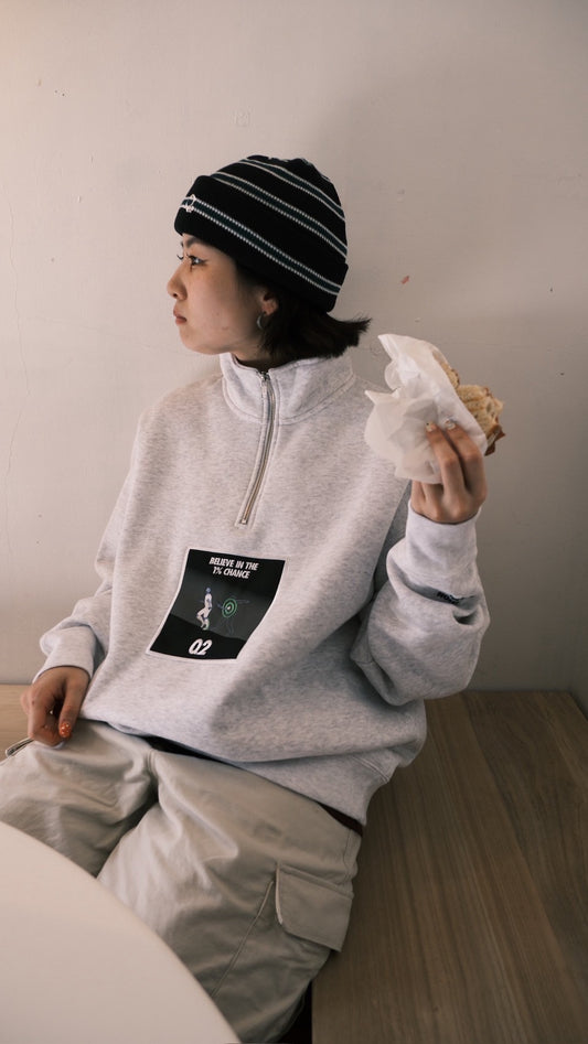 Q2 "1%" Half Zip Sweat