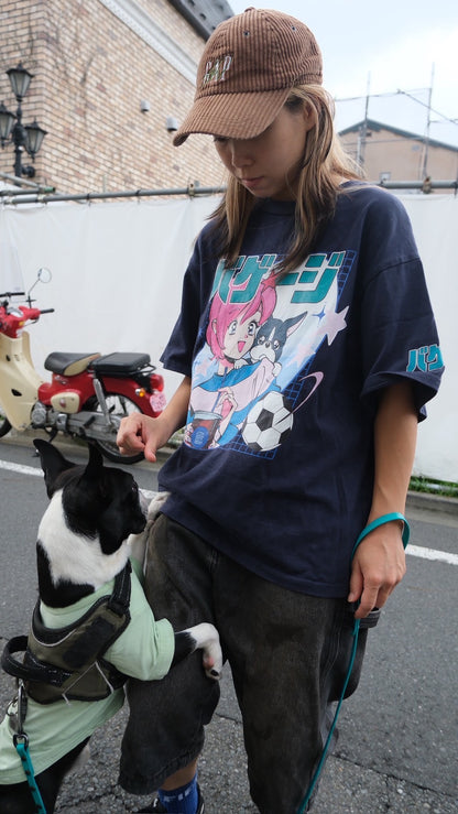 火曜び　バゲージTシャツ　NAVY