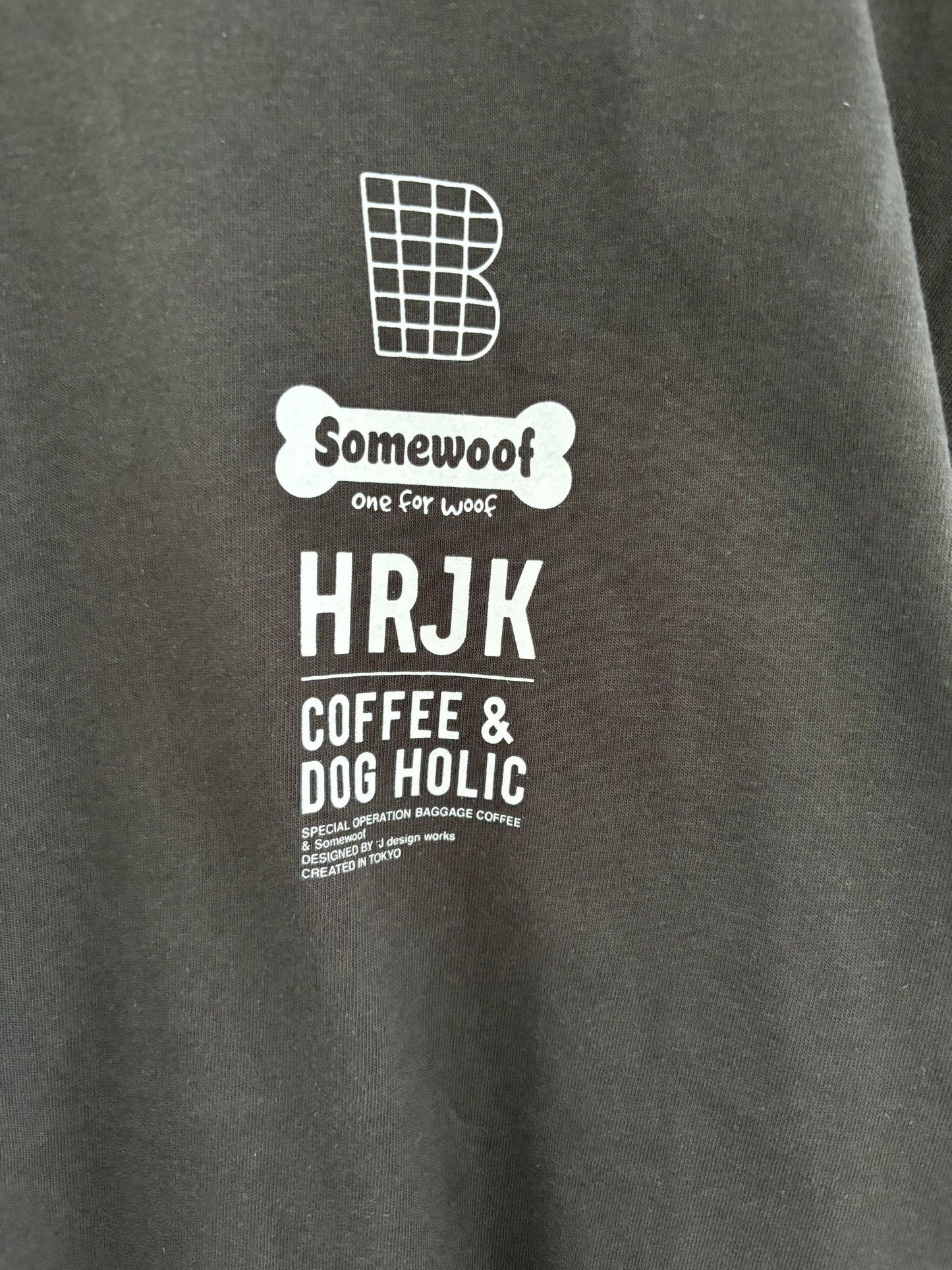 BAGGAGE×Somewoof LONG SLEEVE TEE SUMI