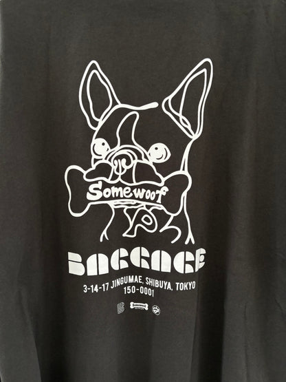 BAGGAGE×Somewoof LONG SLEEVE TEE SUMI
