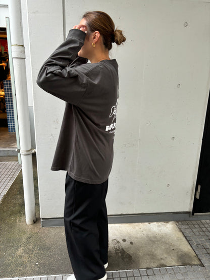 BAGGAGE×Somewoof LONG SLEEVE TEE SUMI