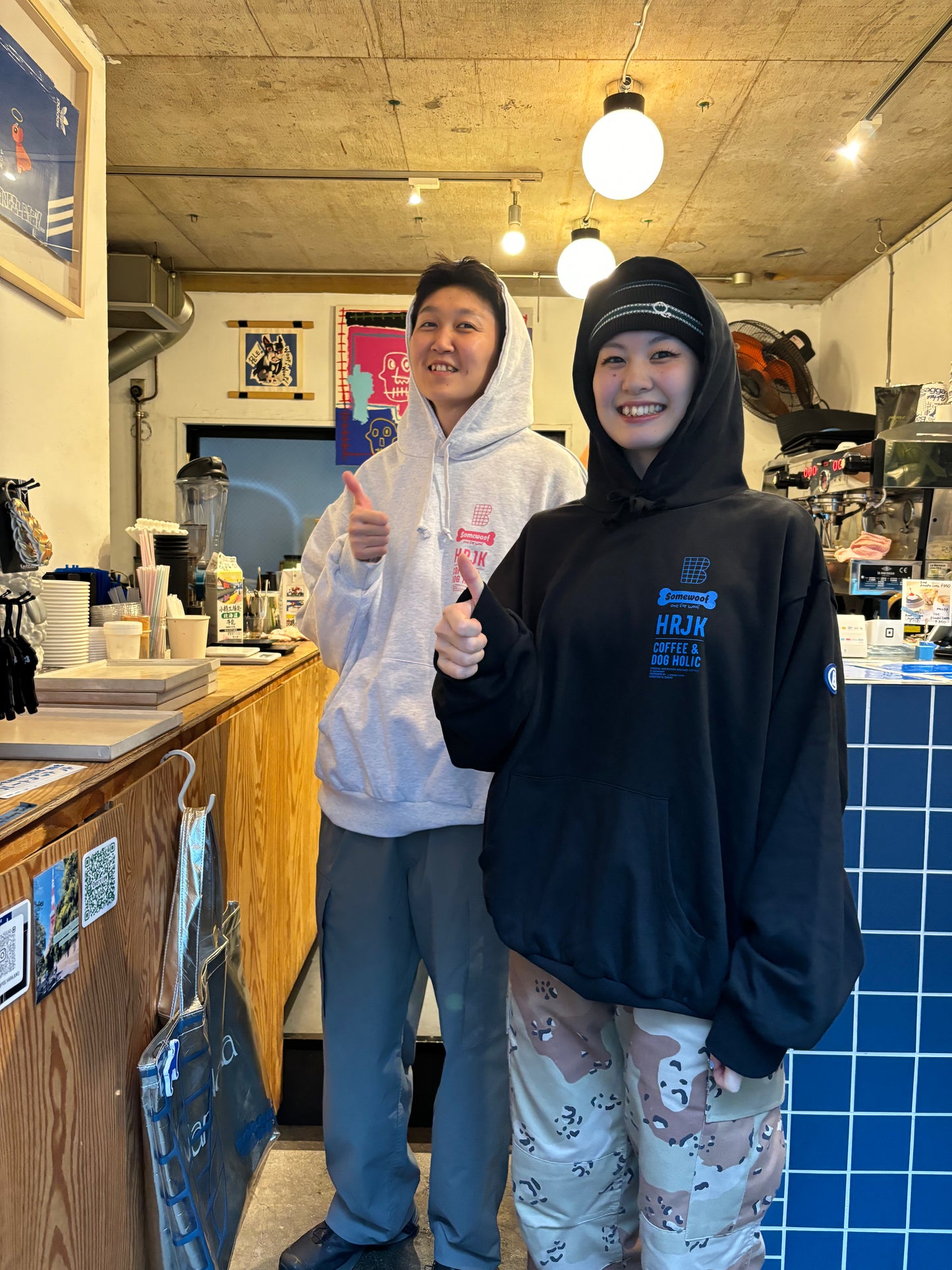 BAGGAGE×Somewoof HOODIE BLACK