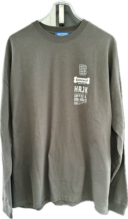 BAGGAGE×Somewoof LONG SLEEVE TEE SUMI