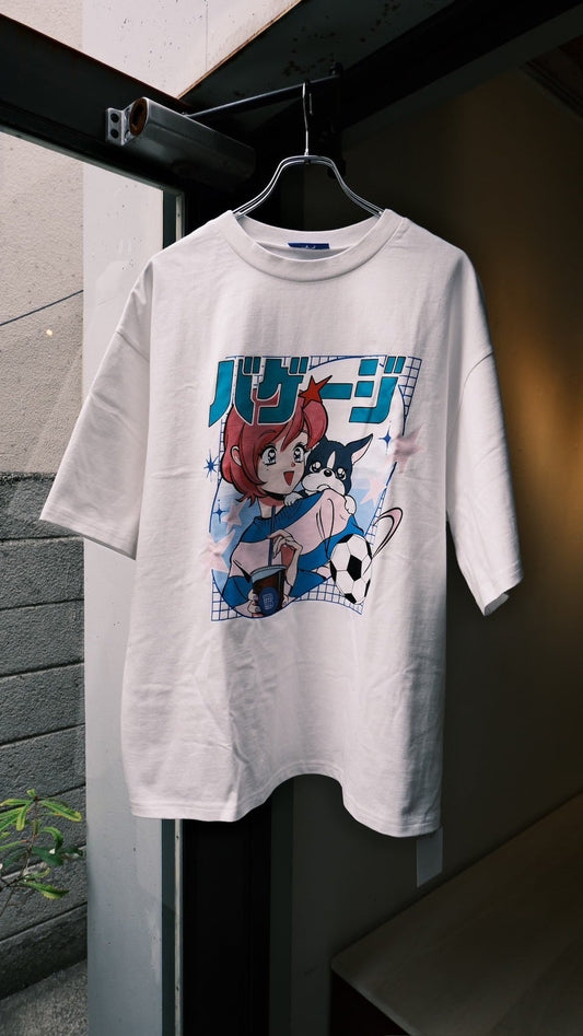 火曜び　バゲージTシャツ　WHITE
